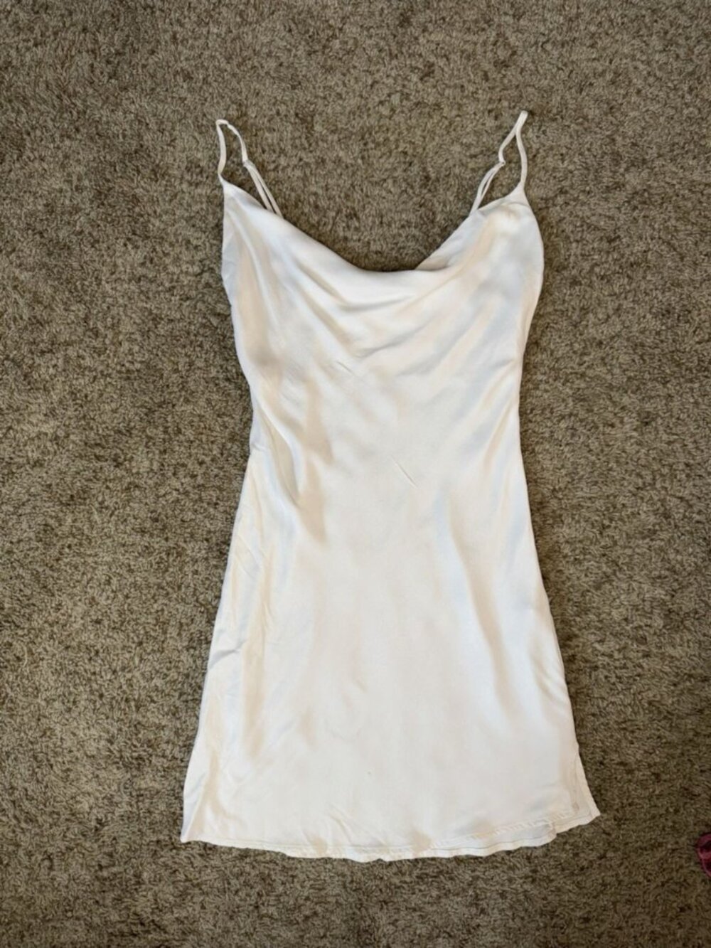 BERKSHA Ivory Dress MEDIUM Sexy Cocktail Party Feminine Date Night Bride Wedding - Picture 5 of 10